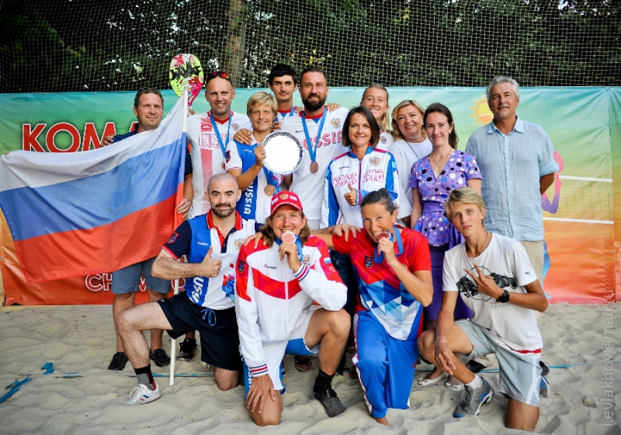 Russian national team – bronze medalist of Beach Tennis World Team Championship