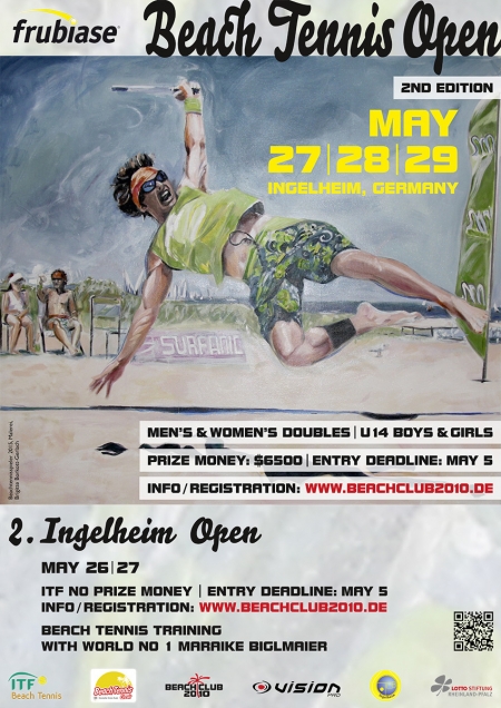 Beach Tennis In Ingelheim - Itf $6500 And $0 Events, May 26-29, 2016